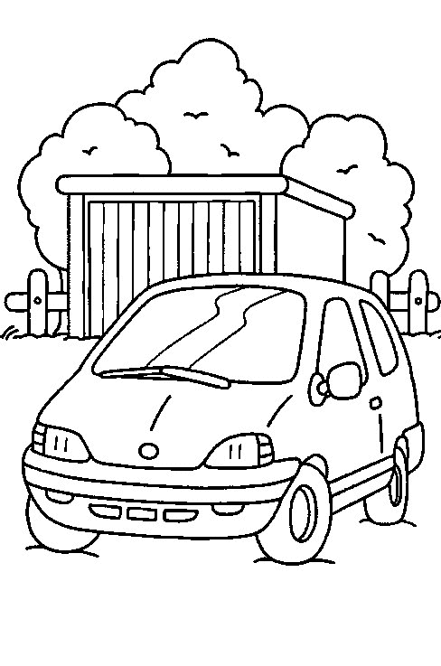 Car coloring pages