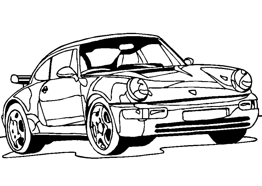 Car coloring pages