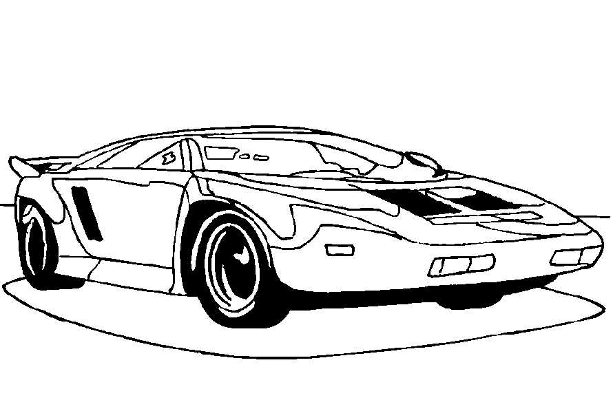 Car coloring pages