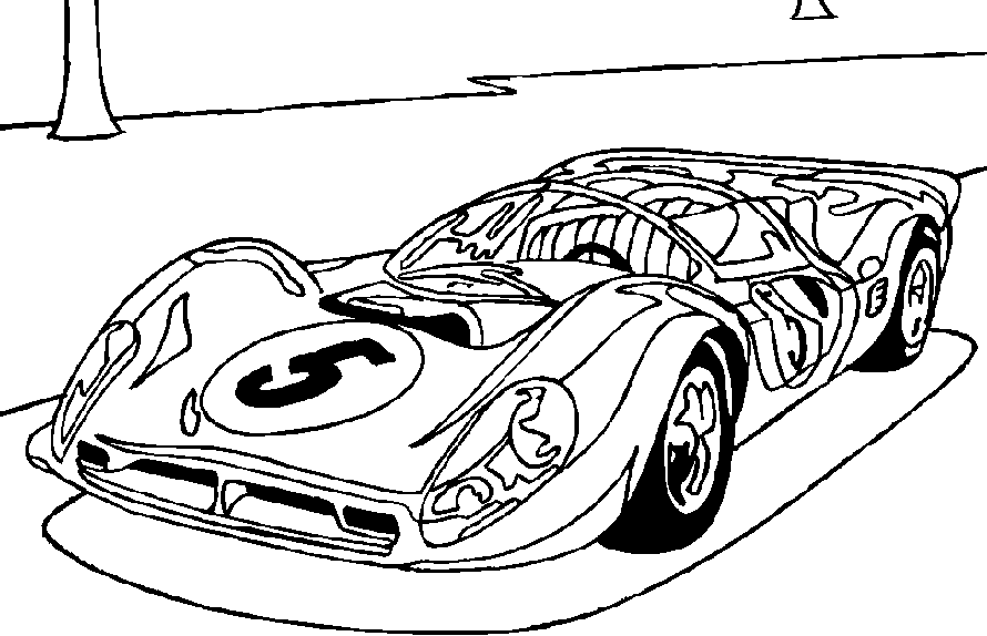 Car coloring pages