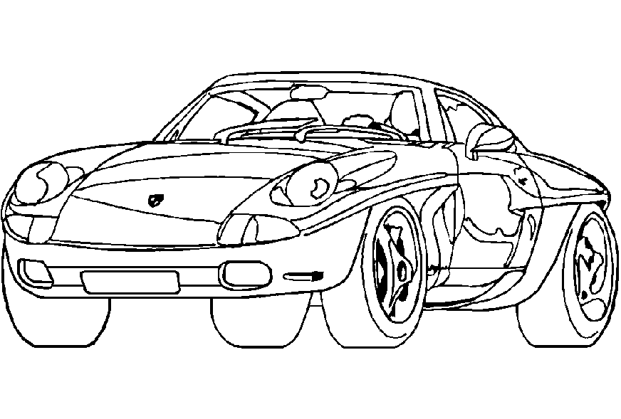 Car coloring pages