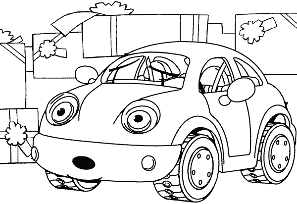 Car coloring pages