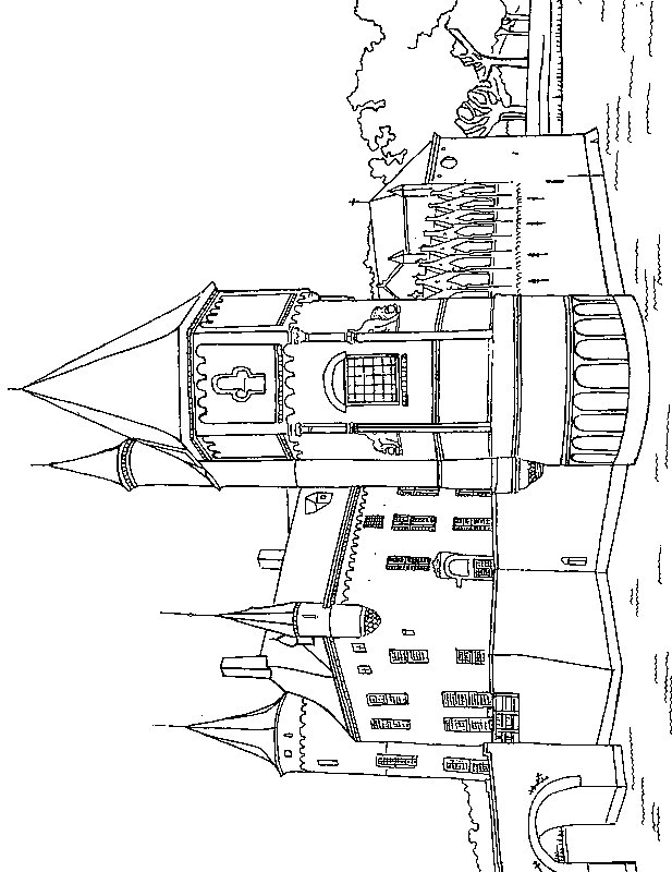 Castle coloring pages