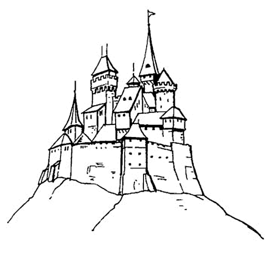 Castle coloring pages