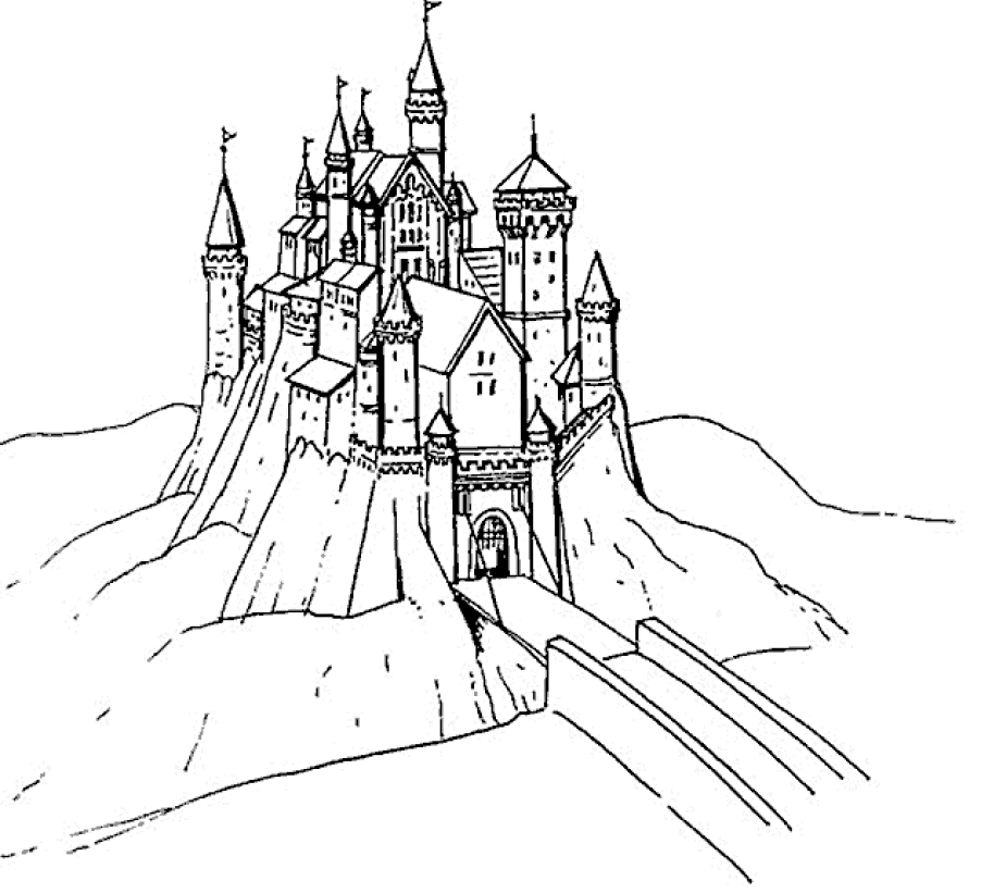 Castle coloring pages