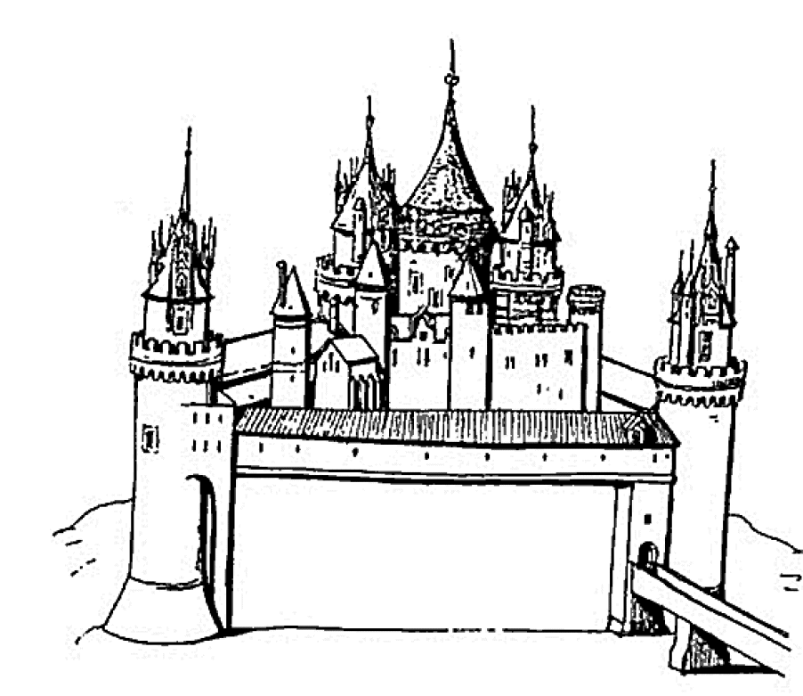 Castle coloring pages