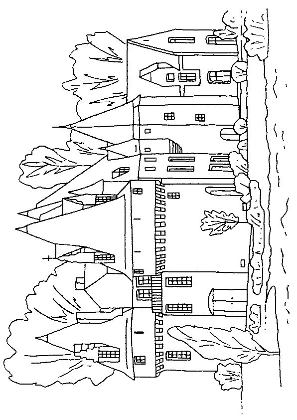 Castle coloring pages