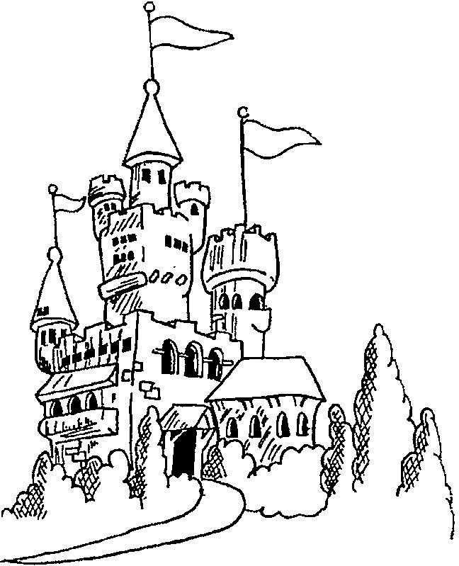 Coloring Page - Castle coloring pages 11