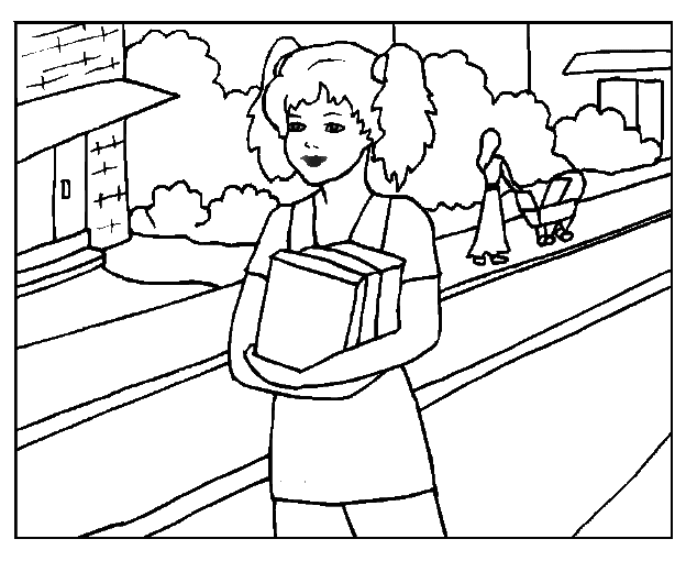 Childern coloring pages