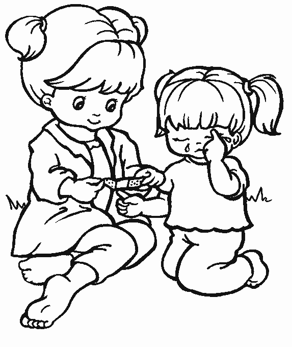 Childern coloring pages