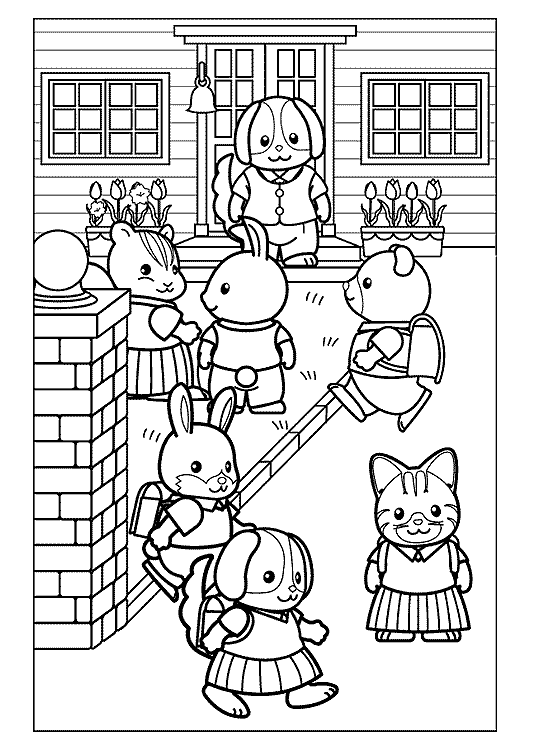 Childern coloring pages