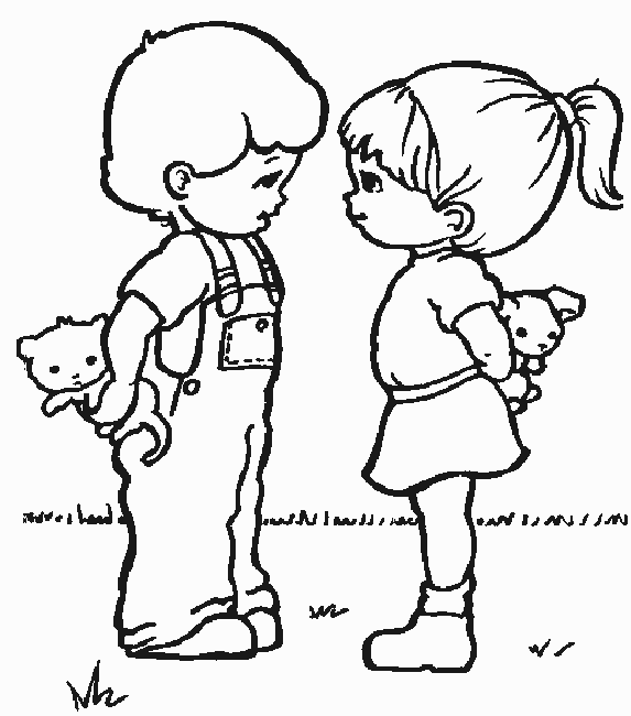 Childern coloring pages