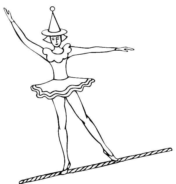 Circus coloring pages