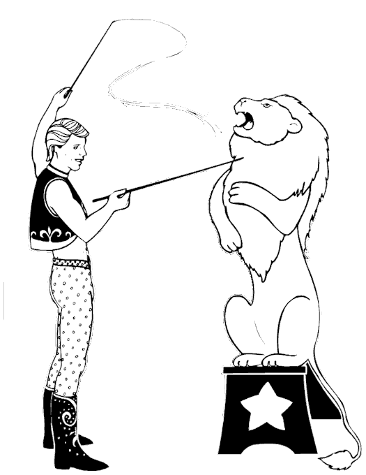 Circus coloring pages