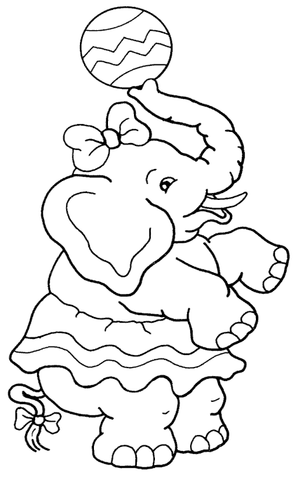 Circus coloring pages