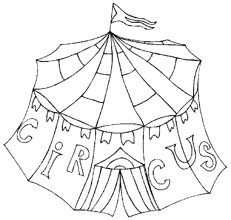 Circus coloring pages