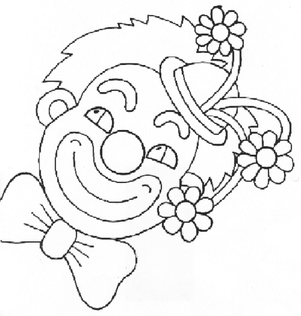 Clowns coloring pages