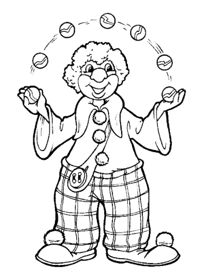 Clown Images For Coloring Clowns Coloring Page PicGifscom