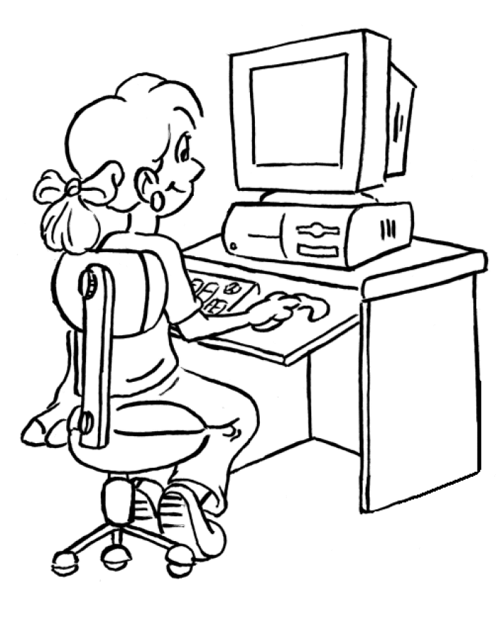 Computer coloring pages