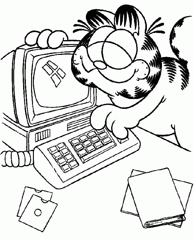 Computer coloring pages