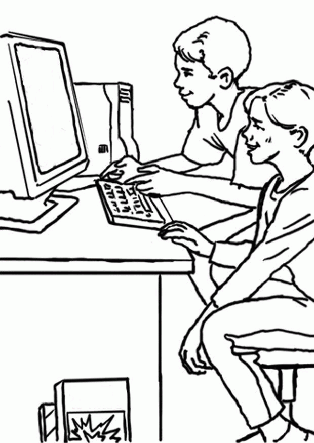 Computer coloring pages