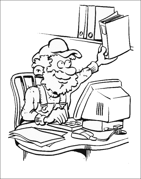 Computer coloring pages