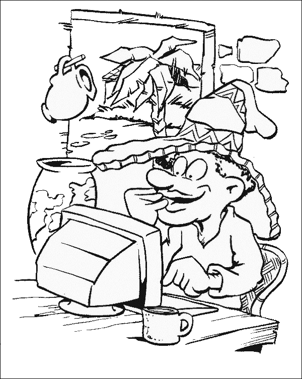 Computer coloring pages