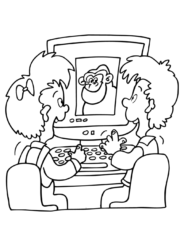 Computer coloring pages