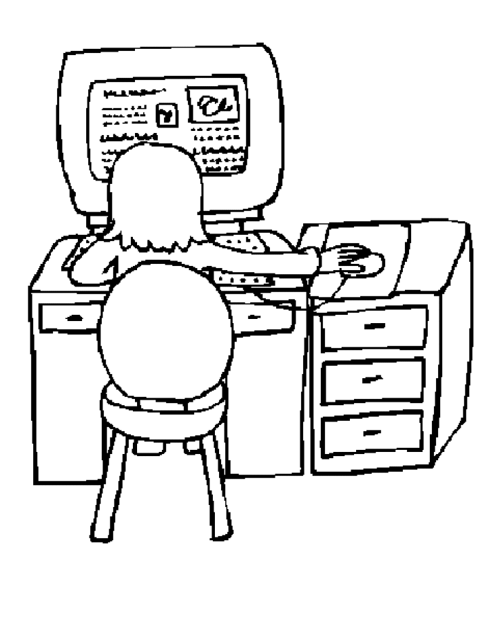 Computer coloring pages