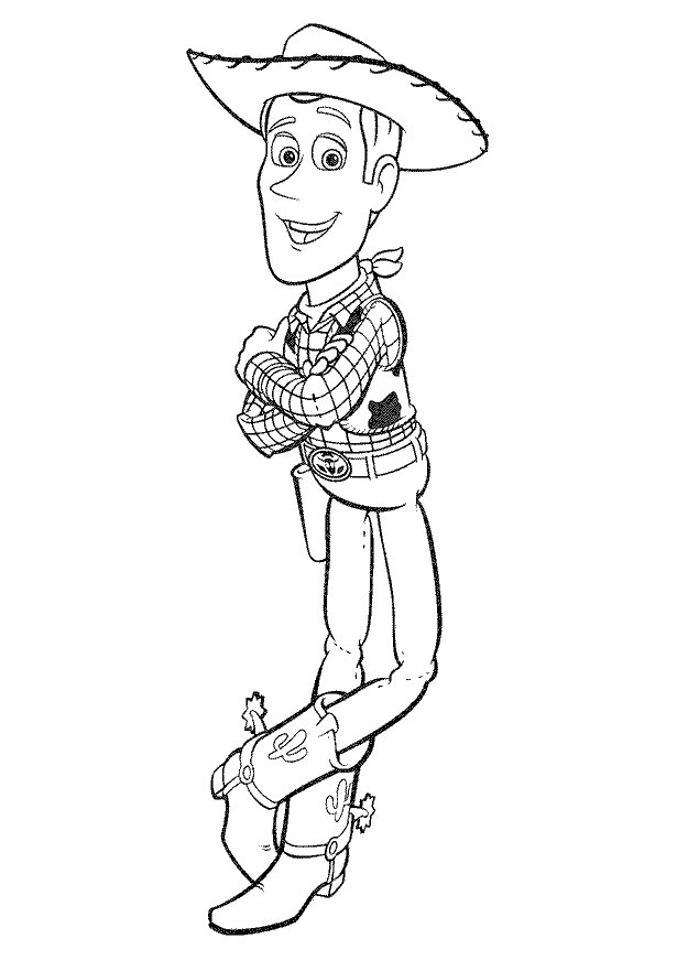 Cowboy coloring pages