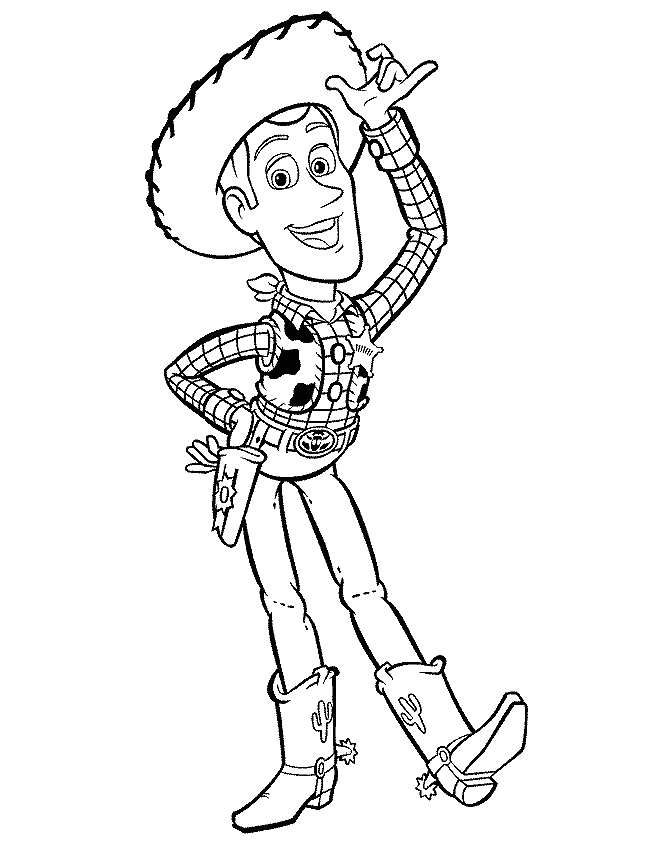 Cowboy coloring pages