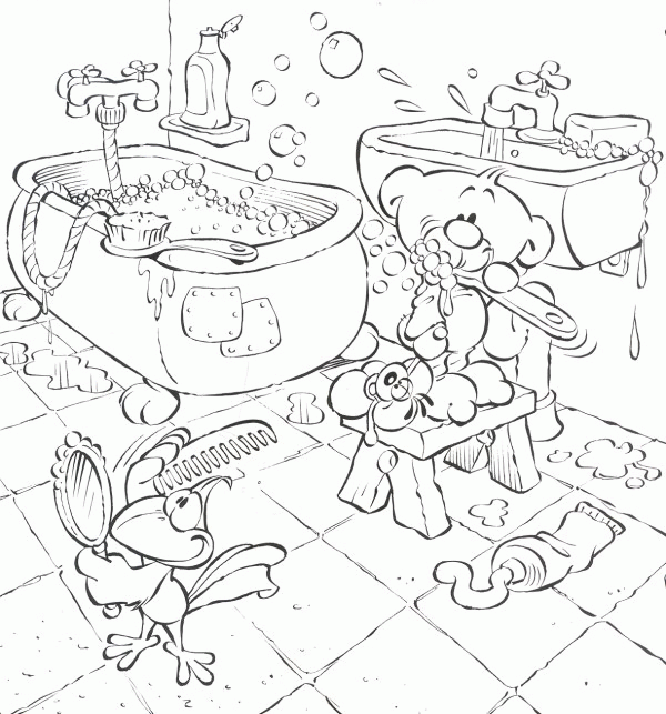 Diddl coloring pages