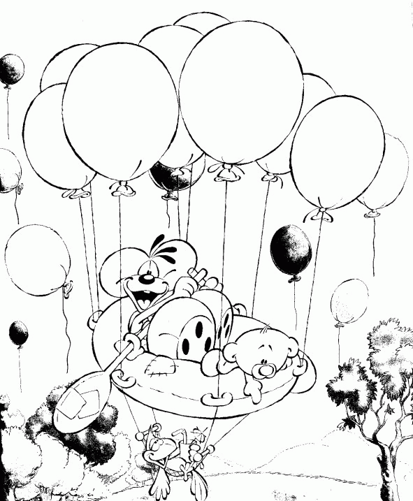 Diddl coloring pages