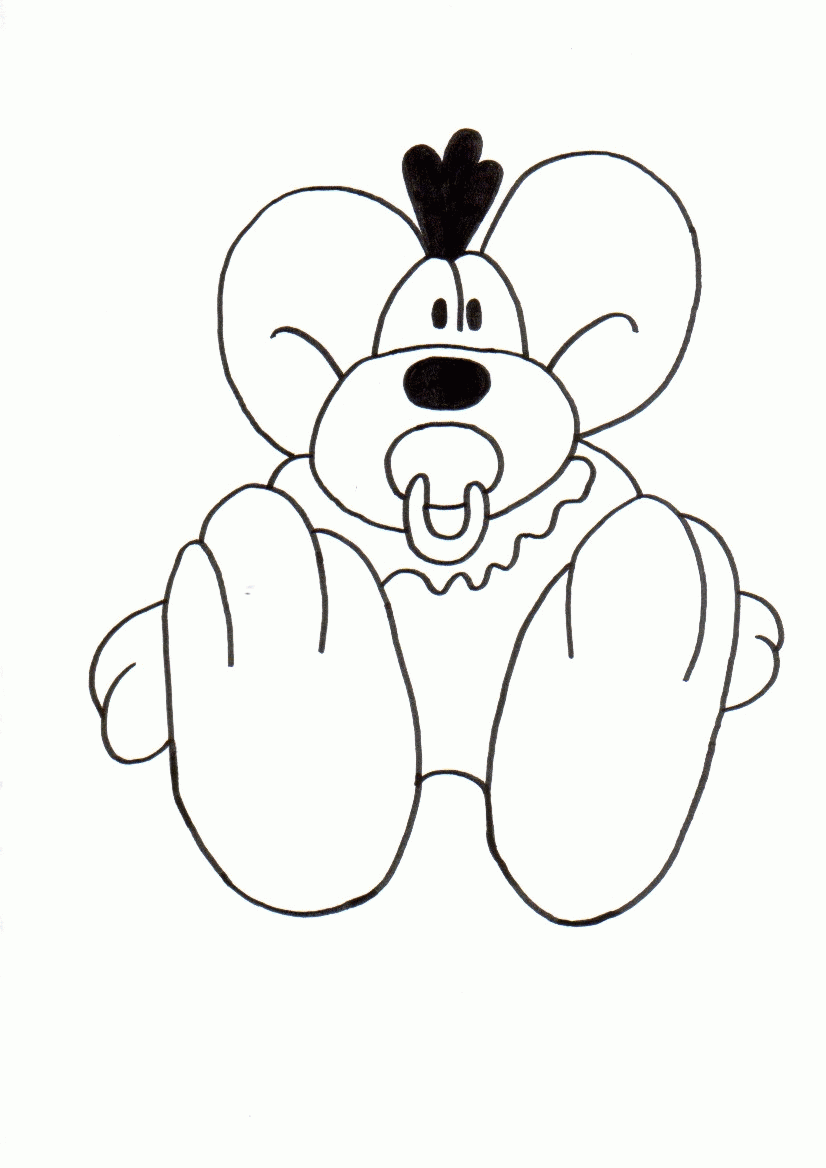 Diddl coloring pages