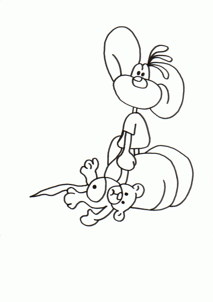 Diddl coloring pages