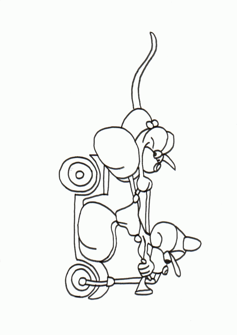 Diddl coloring pages