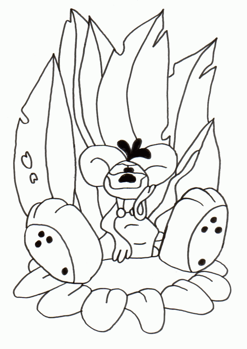 Diddl coloring pages