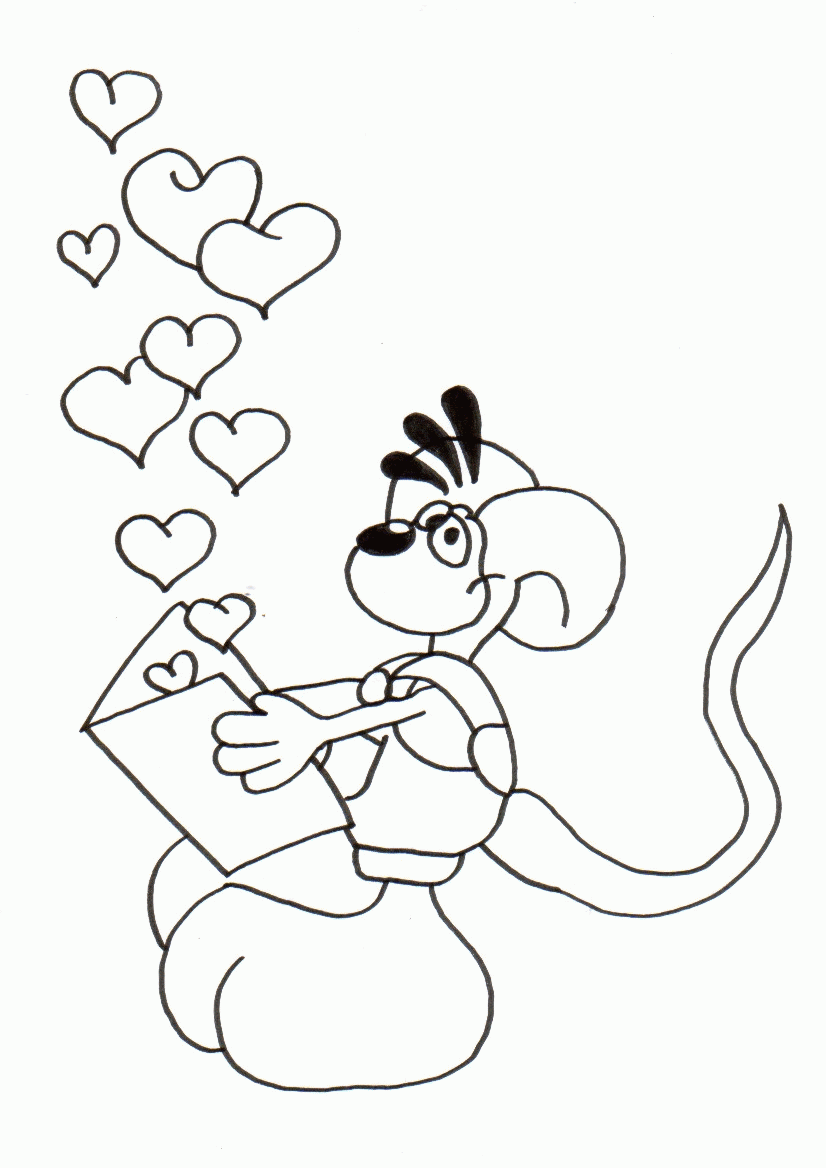 Diddl coloring pages