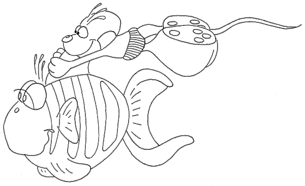 Diddl coloring pages