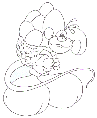 Diddl coloring pages