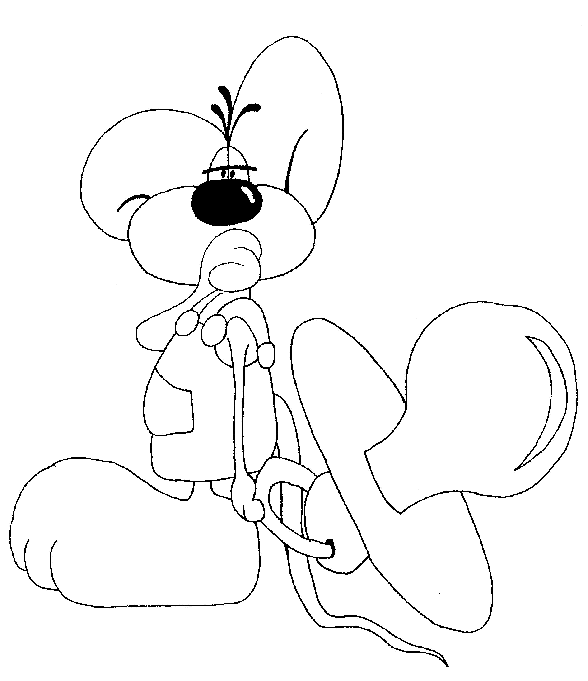 Diddl coloring pages