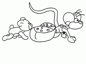 Diddl coloring pages