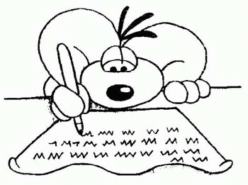 Diddl coloring pages