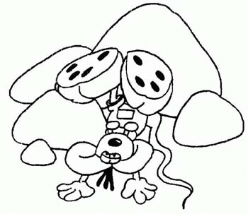 Diddl coloring pages