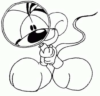 Diddl coloring pages
