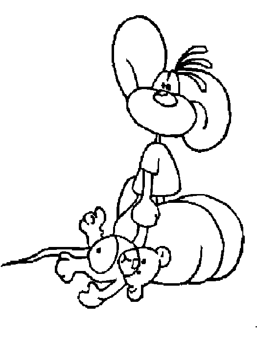 Diddl coloring pages