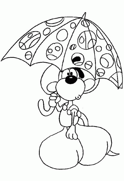 Diddl coloring pages