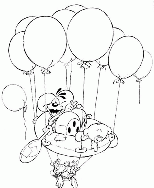 Diddl coloring pages