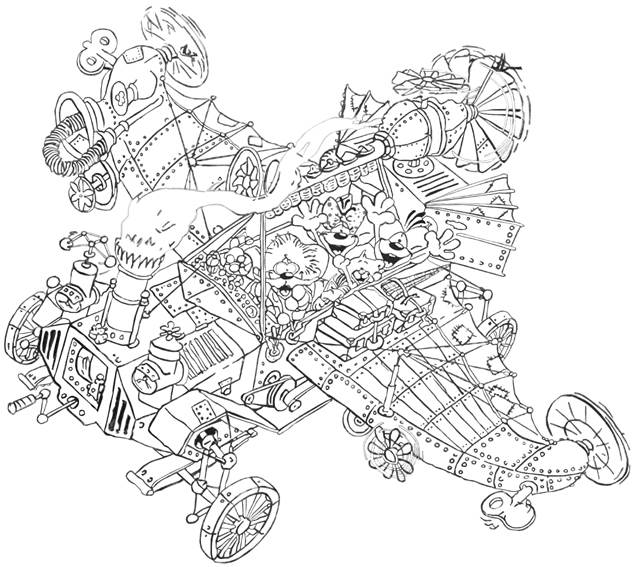 Diddl coloring pages