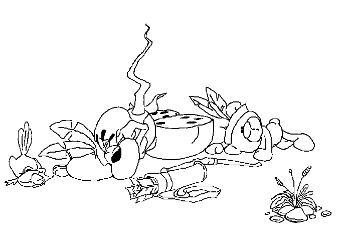 Diddl coloring pages